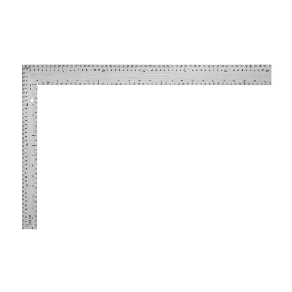 Escuadra 16'x24' de acero para cantero, TRUPER