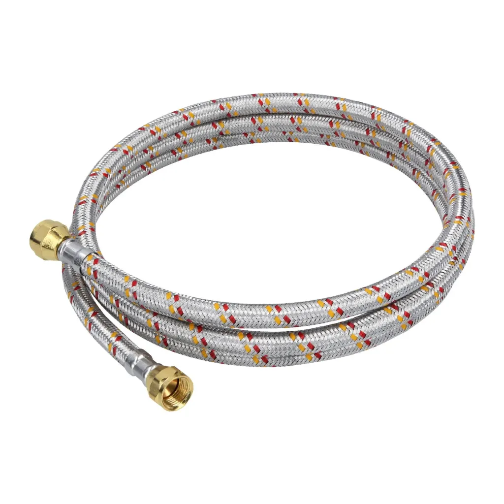 [TP-24063] Manguera para gas, aluminio, 3/8' flare, 200 cm, FOSET BASIC