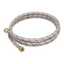 Manguera para gas, aluminio, 3/8' flare, 200 cm, FOSET BASIC