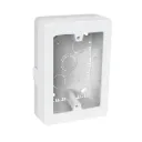 Caja de contactos para canaleta 3' x 5', blanca, VOLTECK