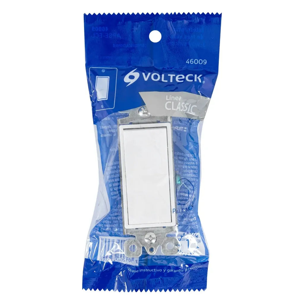 [TP-46009] Interruptor de tres vías, línea Classic, VOLTECK