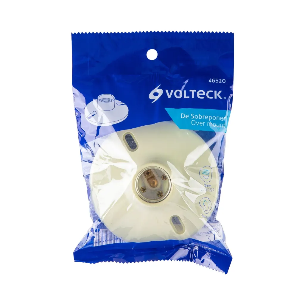 [TP-46520] Portalámpara 4' de baquelita, VOLTECK
