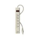 Multicontacto 14 AWG 6 entradas supresor de picos 450 joules