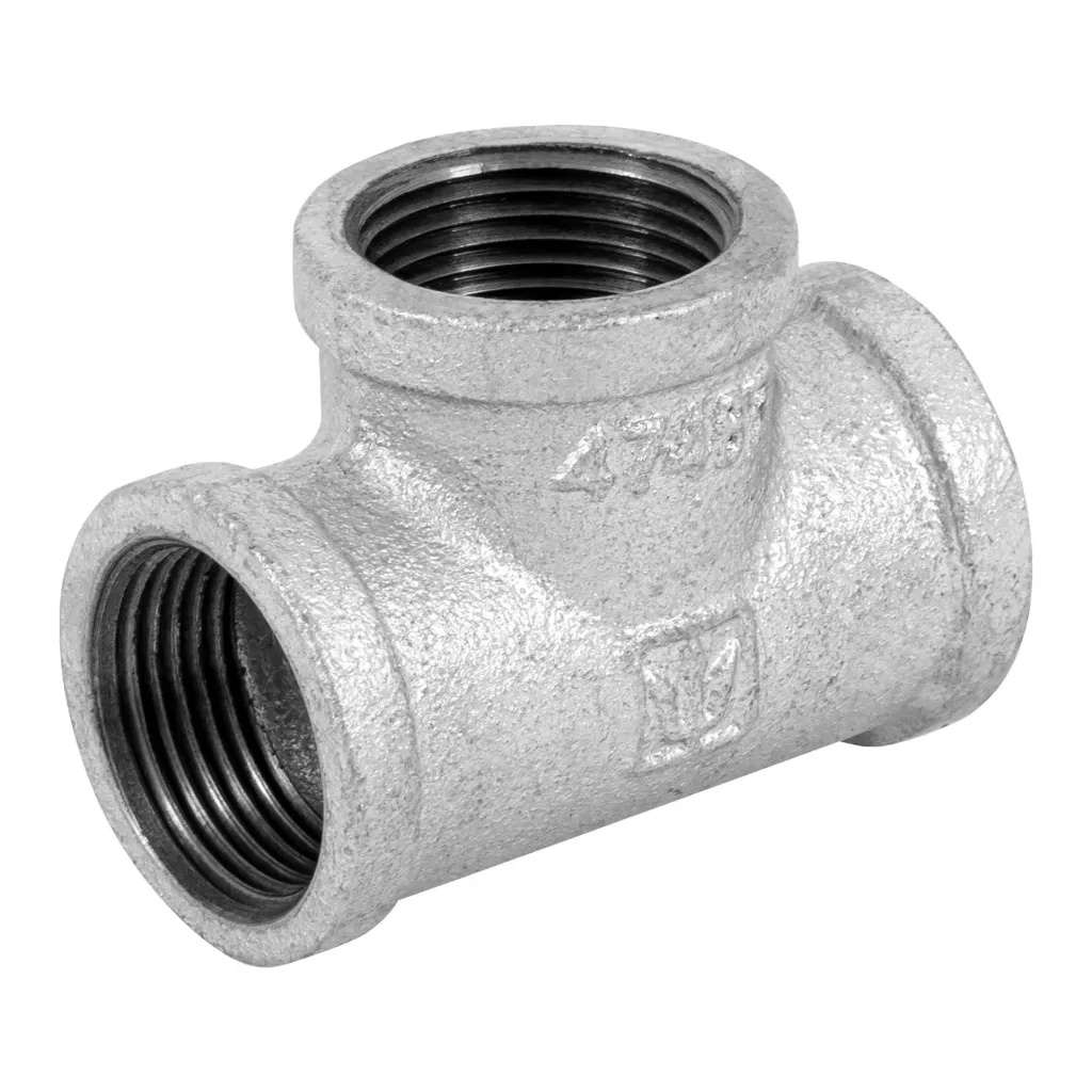 [47487] Tee sencilla 1' acero galvanizado, FOSET
