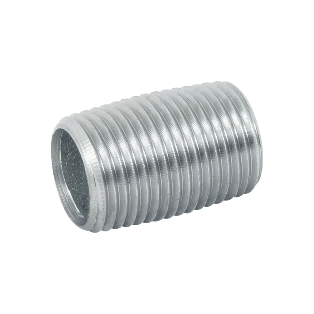 [TP-47536] Niple de acero galvanizado 1/2' cuerda corrida, FOSET