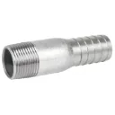 Niple de acero galvanizado 3/4' tipo botella, FOSET