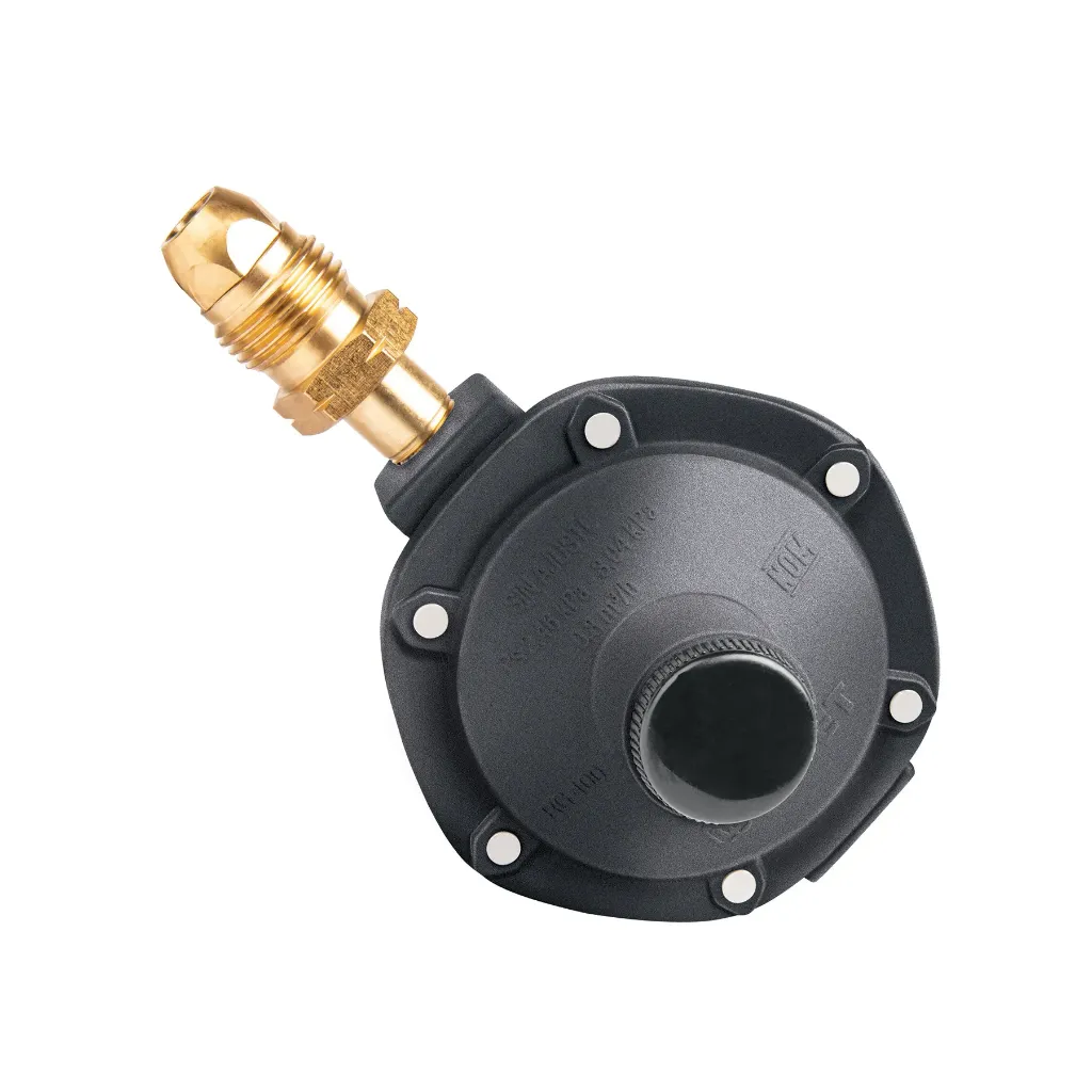 Regulador de gas LP, 1 vía, punta pol, baja presión