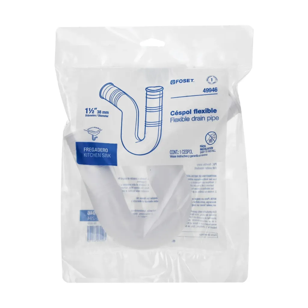 Céspol flexible de PVC para fregadero, FOSET