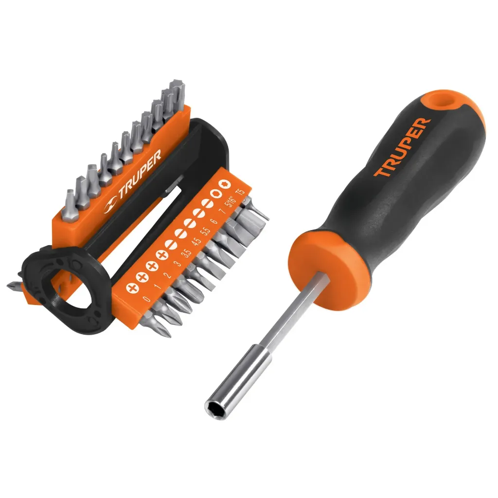 [TP-13595] Desarmador multipunta con 33 puntas, TRUPER