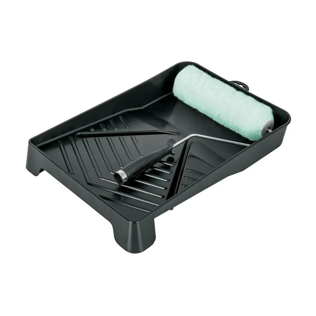 [TP-13843] Kit de rodillo para pintar, 9' (maneral, charola y felpa)