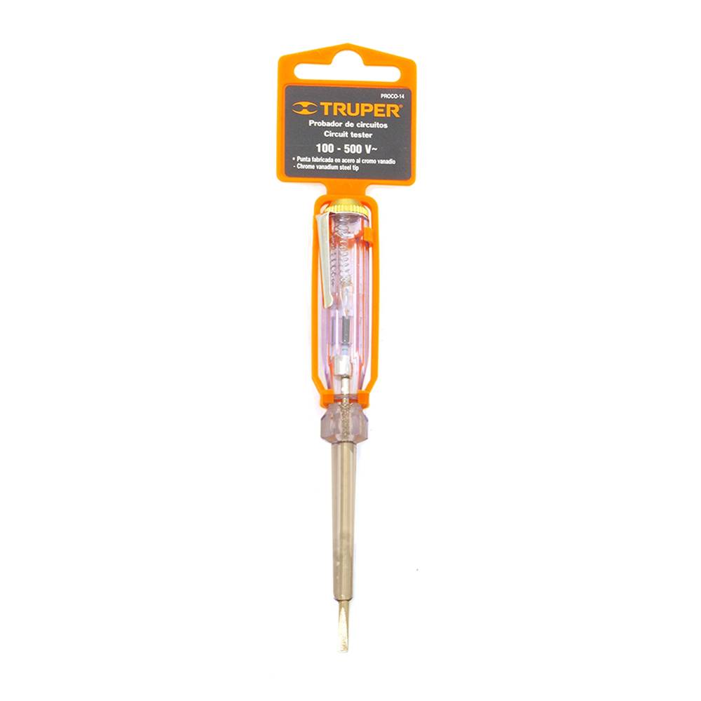 [TP-13988] Probador de circuitos de corriente alterna 14 cm, TRUPER