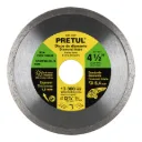 Disco de diamante de 4-1/2' x 1.8 mm, rin continuo, PRETUL