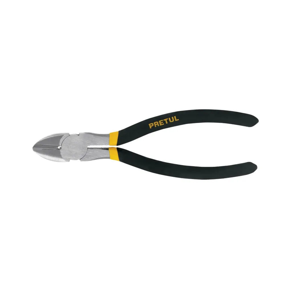 Pinza de corte diagonal 6' mango de PVC, PRETUL