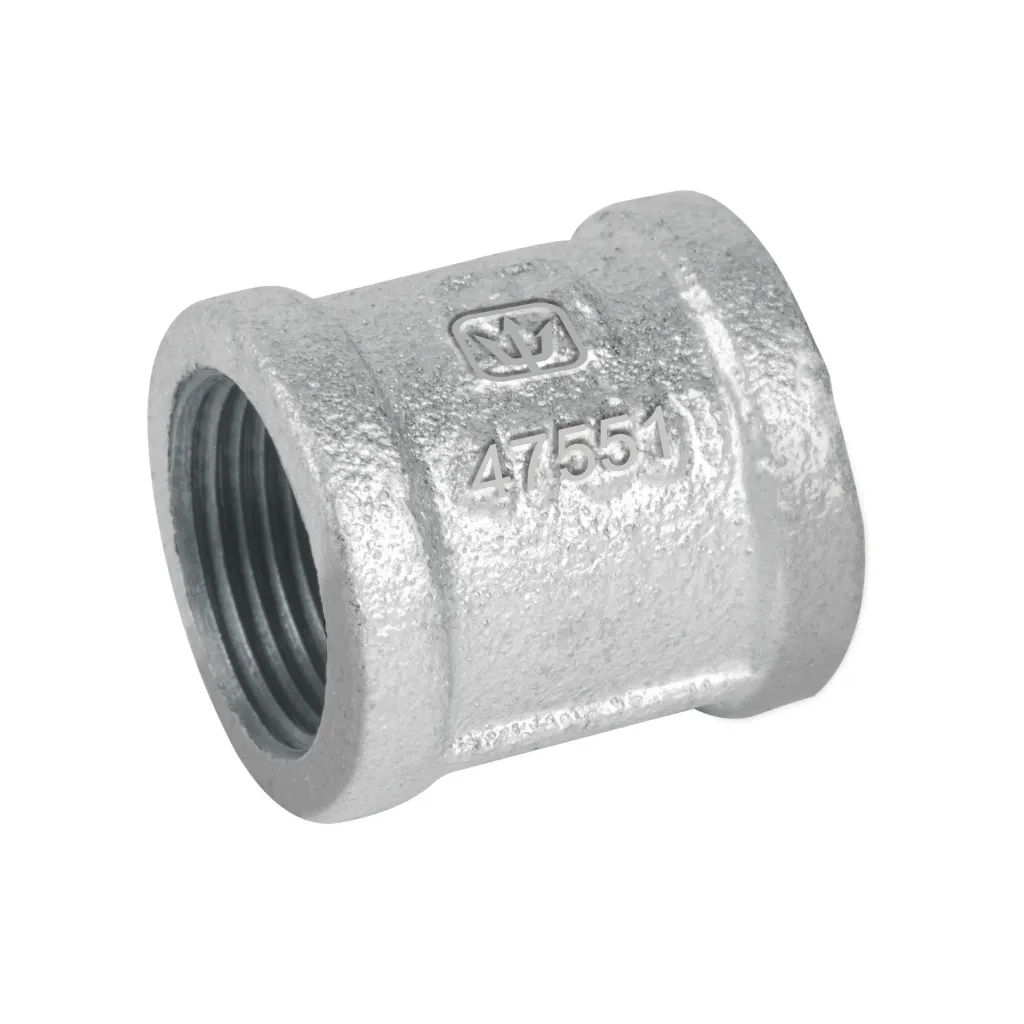 [TP-47551] Cople reforzado de acero galvanizado de 3/4', FOSET