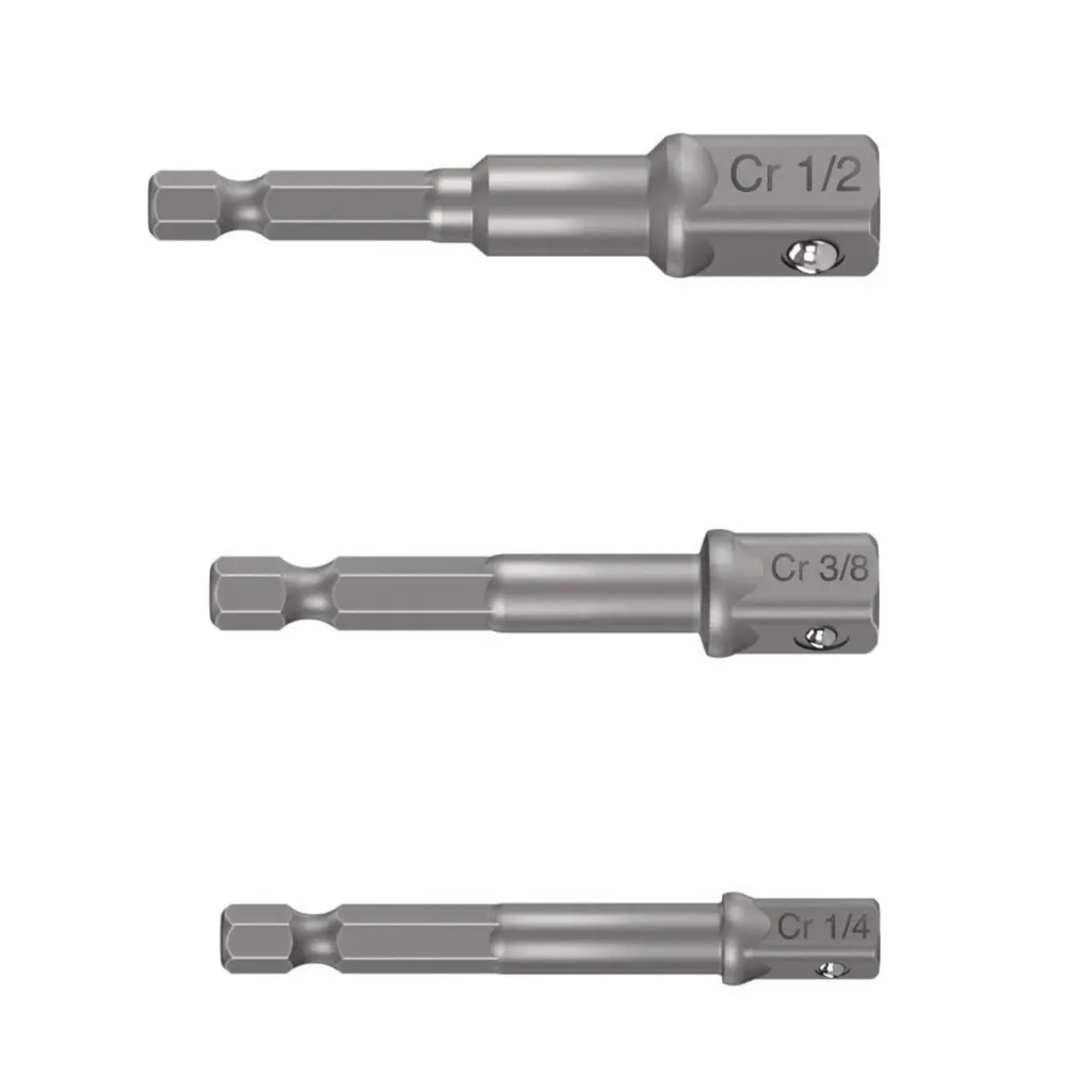 [TP-10752] Juego de 3 adaptadores para dados de 1/4', 3/8' y 1/2'