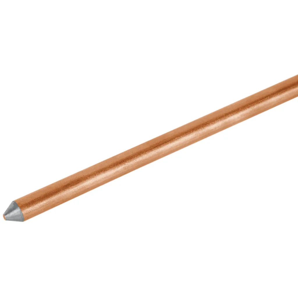 Varilla de 1.5 m, acero revestido de cobre, de 1/2' VOLTECK
