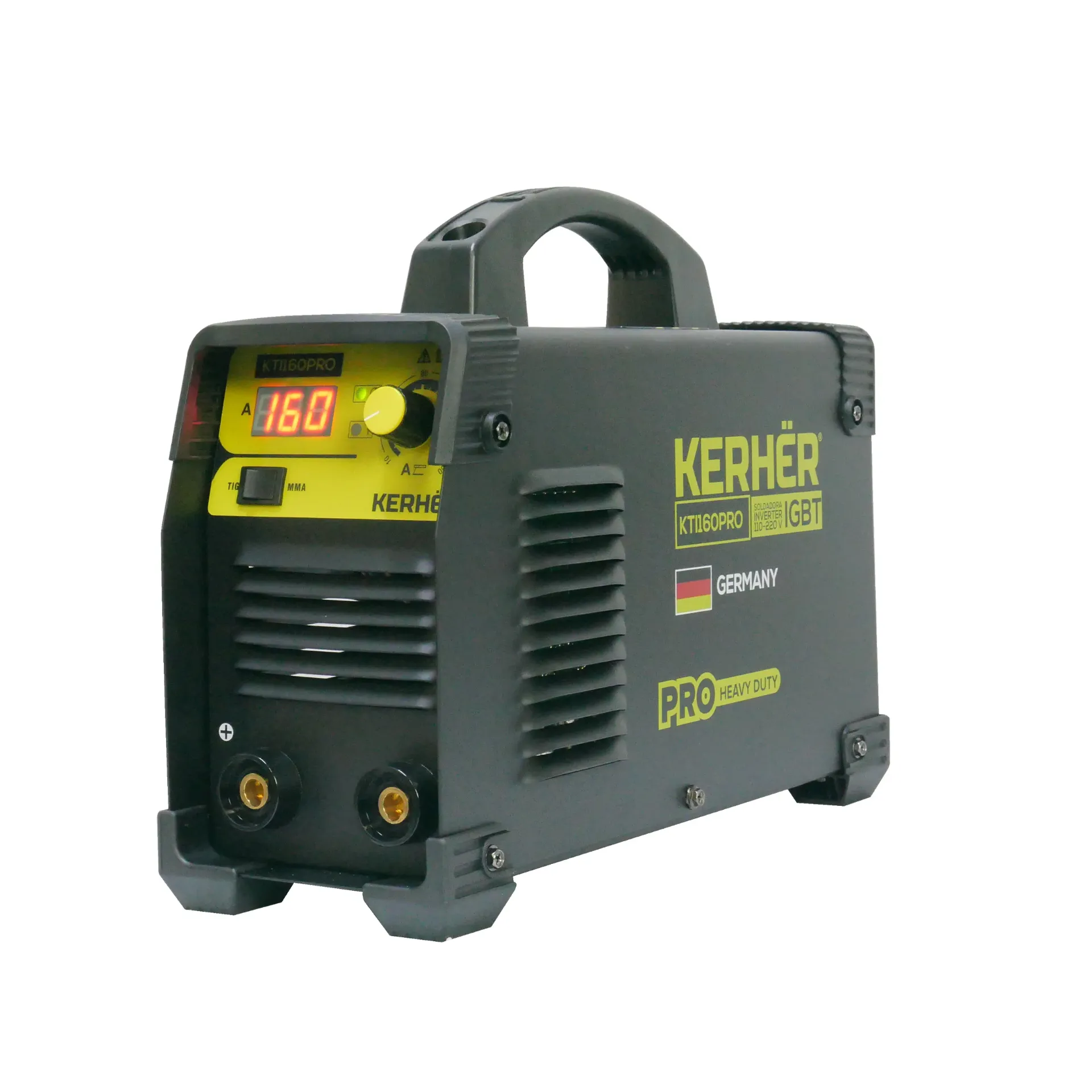 SOLDADORA INVERSORA KERHER KTI160PRO PRO TIG/MMA 160A 110/220V