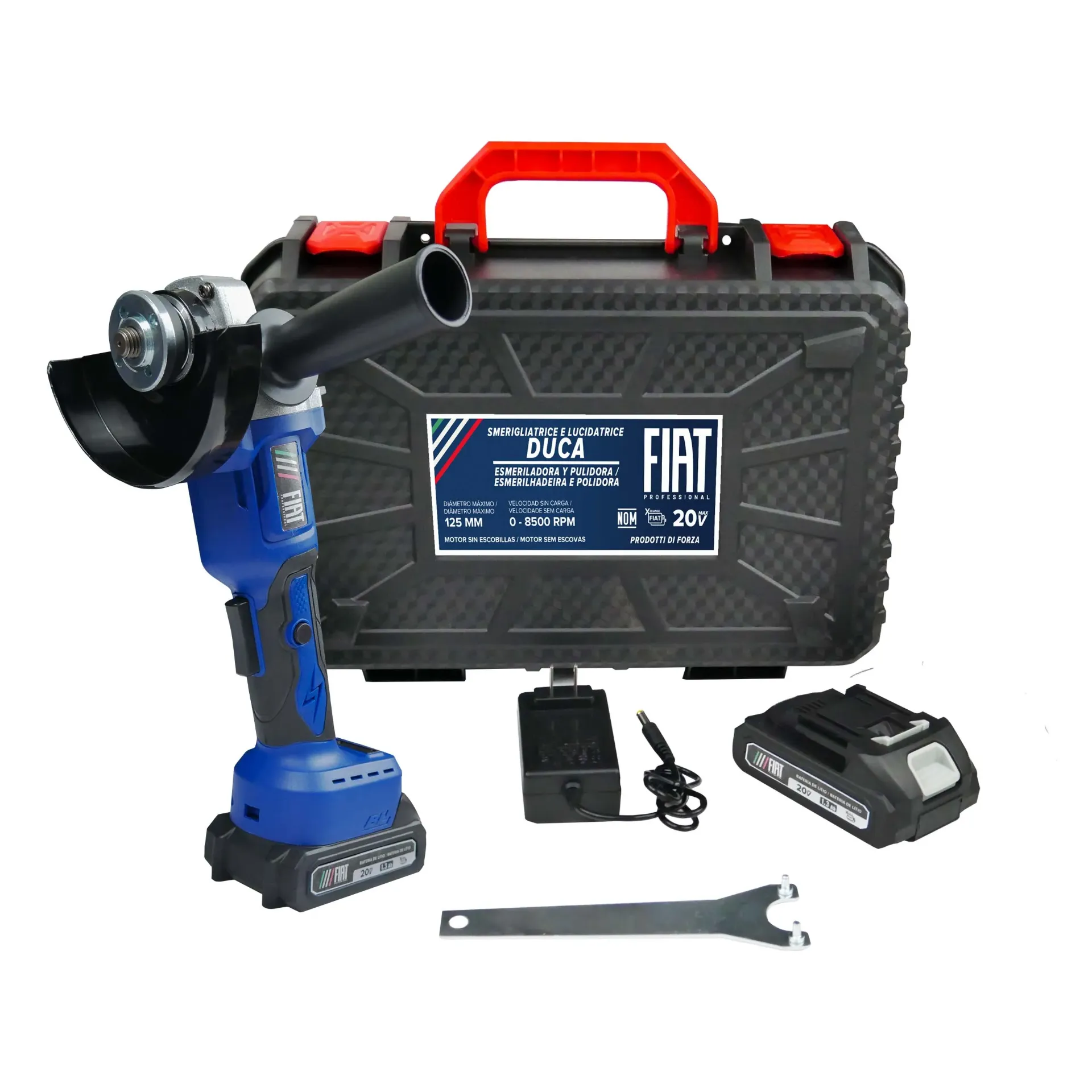 [KIT3113] KIT3113 ESMERILADORA FIAT  + GORRA