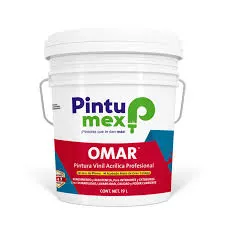PINTUMEX PINTURA OMAR (BLANCO OSTION) 19 LT. VINIL ACRILICA
