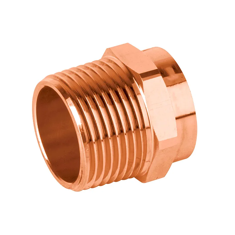 [CON-34C] CONECTOR EXTERIOR COBRE 3/4