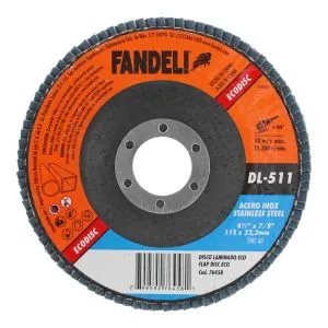 [FAN452] Disco laminado 4-1/2" Zirc-60 DL-511 Fandeli