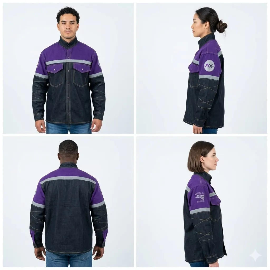 CAMISOLA MASTER WELDER AXT MORADO