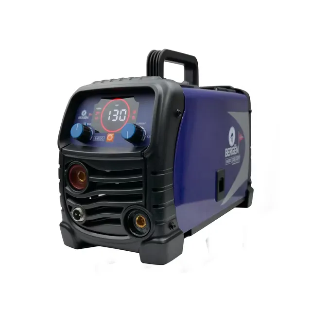 SOLDADORA MINI BERGEN MIG 130A 110/220V TRES FUNCIONES