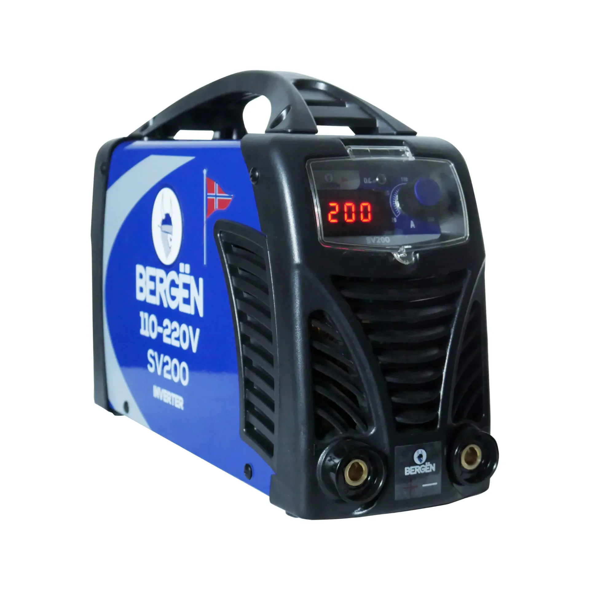 SOLDADORA INVERSORA BERGEN MMA 200A 110/220V