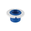 Brida con cuello flexible para WC, tubería de 4", FOSET