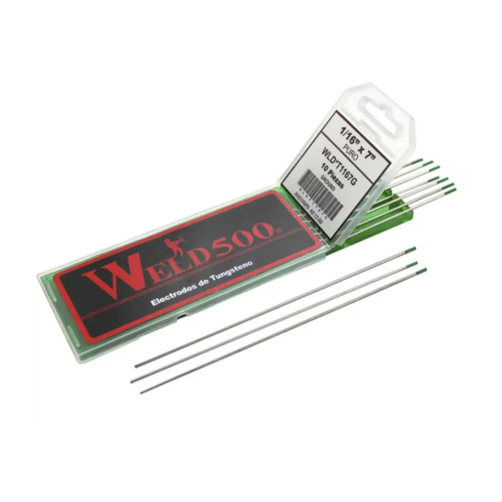 TUNGSTENO 1/16"X7" PURO (VERDE)