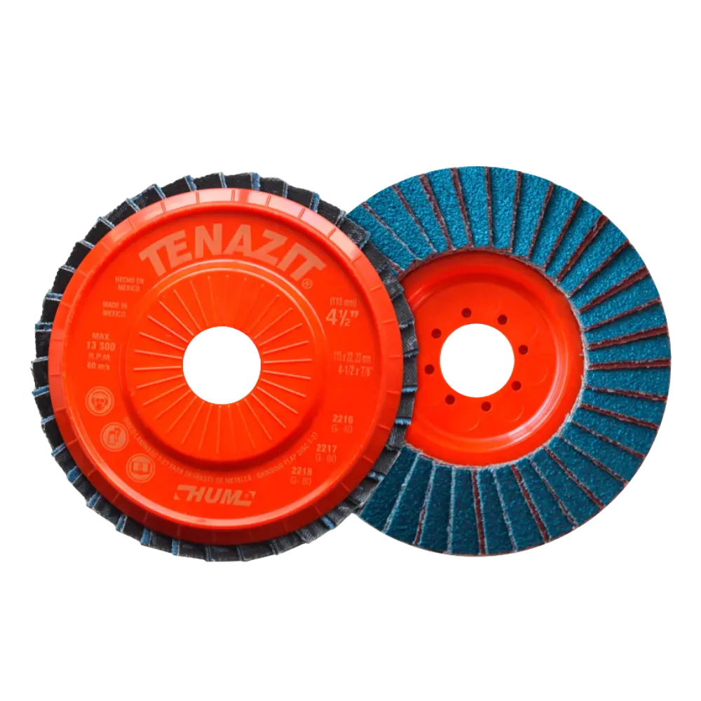 [2217] DISCO LAM PLASTICO T.27 4 1/2X7/8'' G-60 HUM   2217 TENAZIT