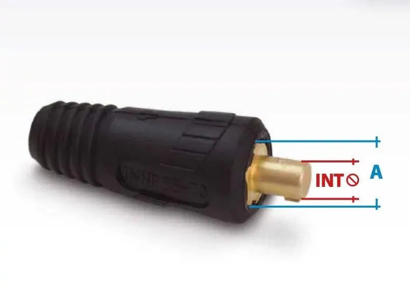 BORNE CONECTOR DINSE MACHO 1/2