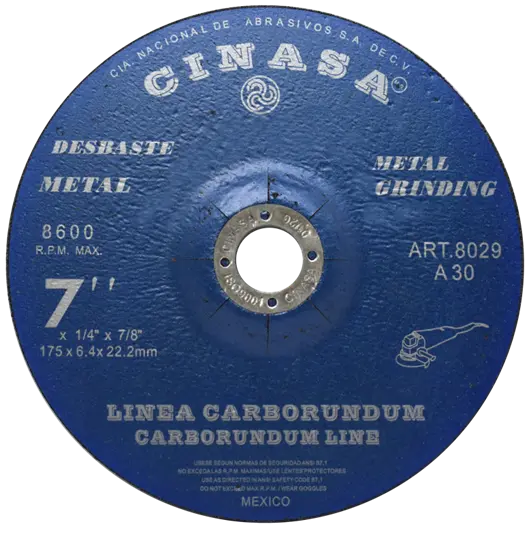 DISCO CINASA 7" DESBASTE CINASA