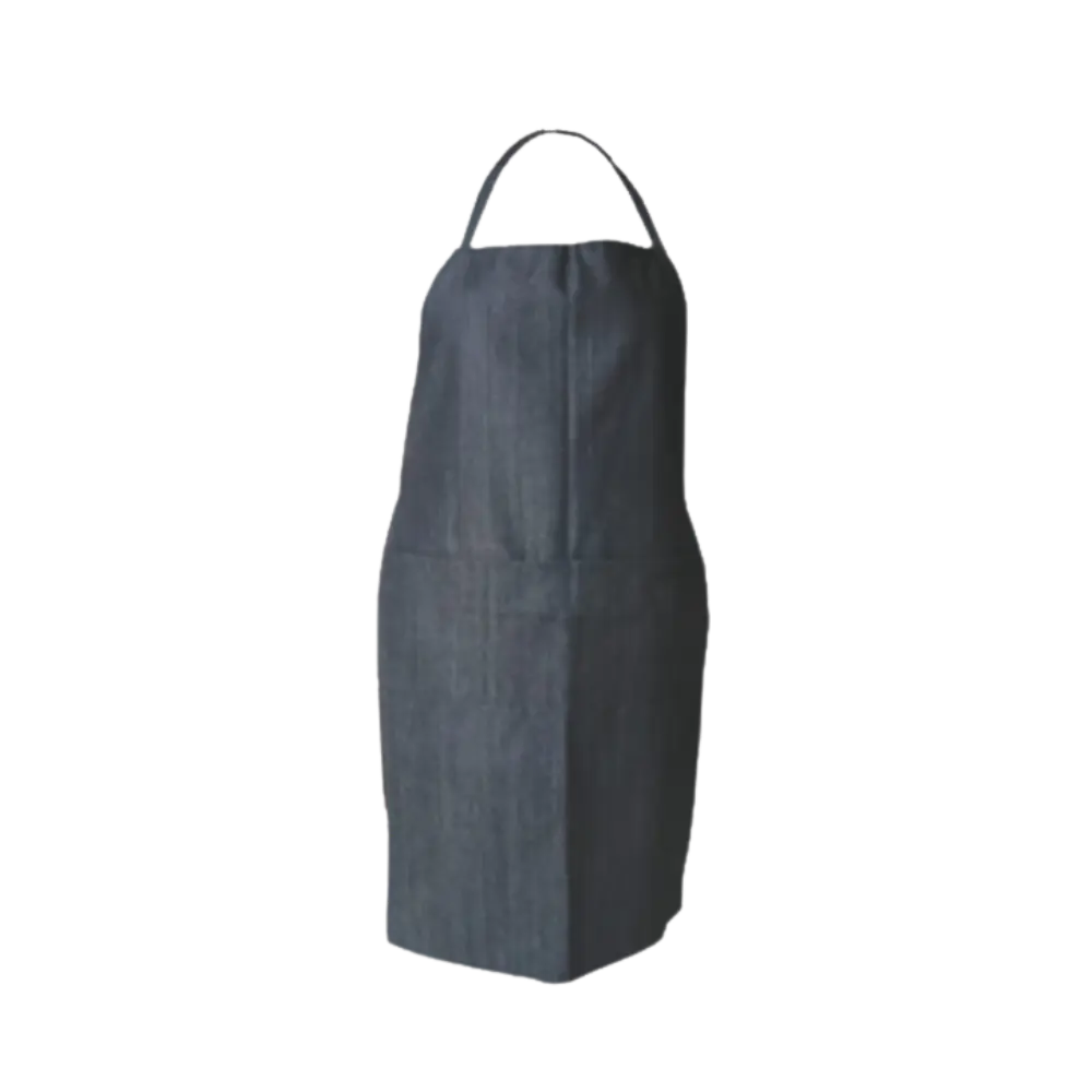 [MANDILMZ] MANDIL DE MEZCLILLA CON BOLSA