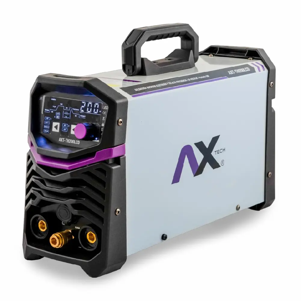 [TH200LCD] AXT-TH200LCD SOLDADORA INVERSOR ELECTRODO Y TIG HF 200A, BI VOLTAJE 110-220V