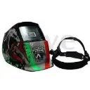 AX-TECH CARETA P/ SOLDAR  DISEÑO TRICOLOR (patria)