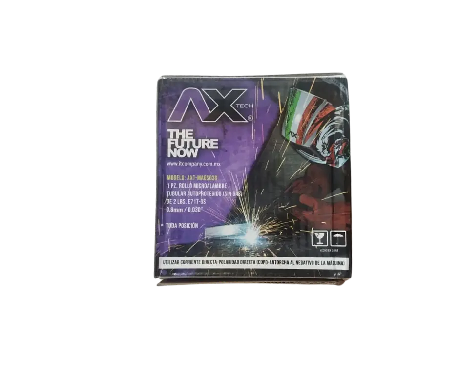[AXT-MAGS030] ROLLO DE MICROALAMBRE TUBULAR (NO GAS), 1K, 0.030 E71T-GS