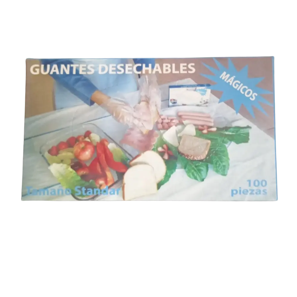 CAJILLA DE GUANTE DESECHABLE POLIETILENO
