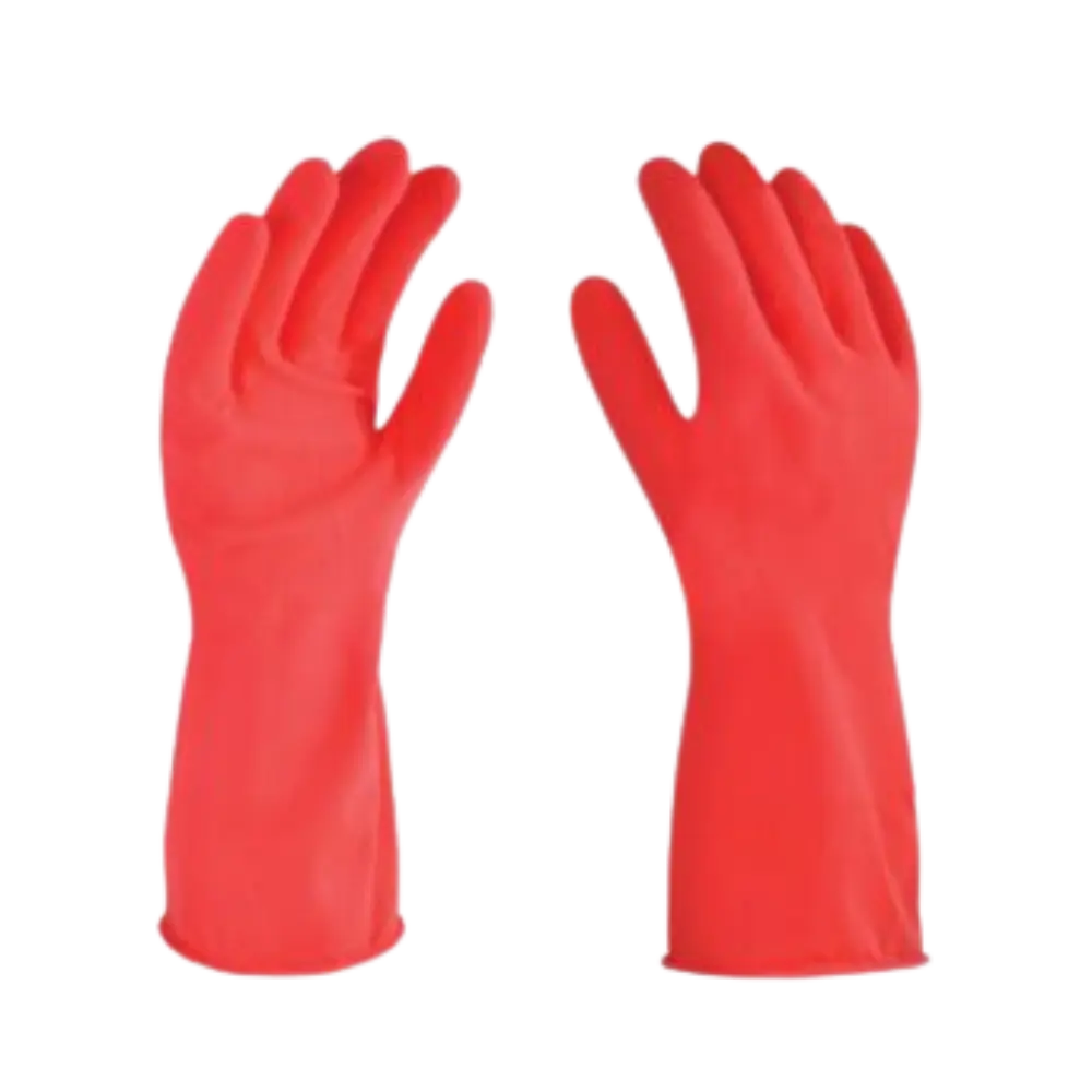 GUANTE ROJO LATEX TALLA 9