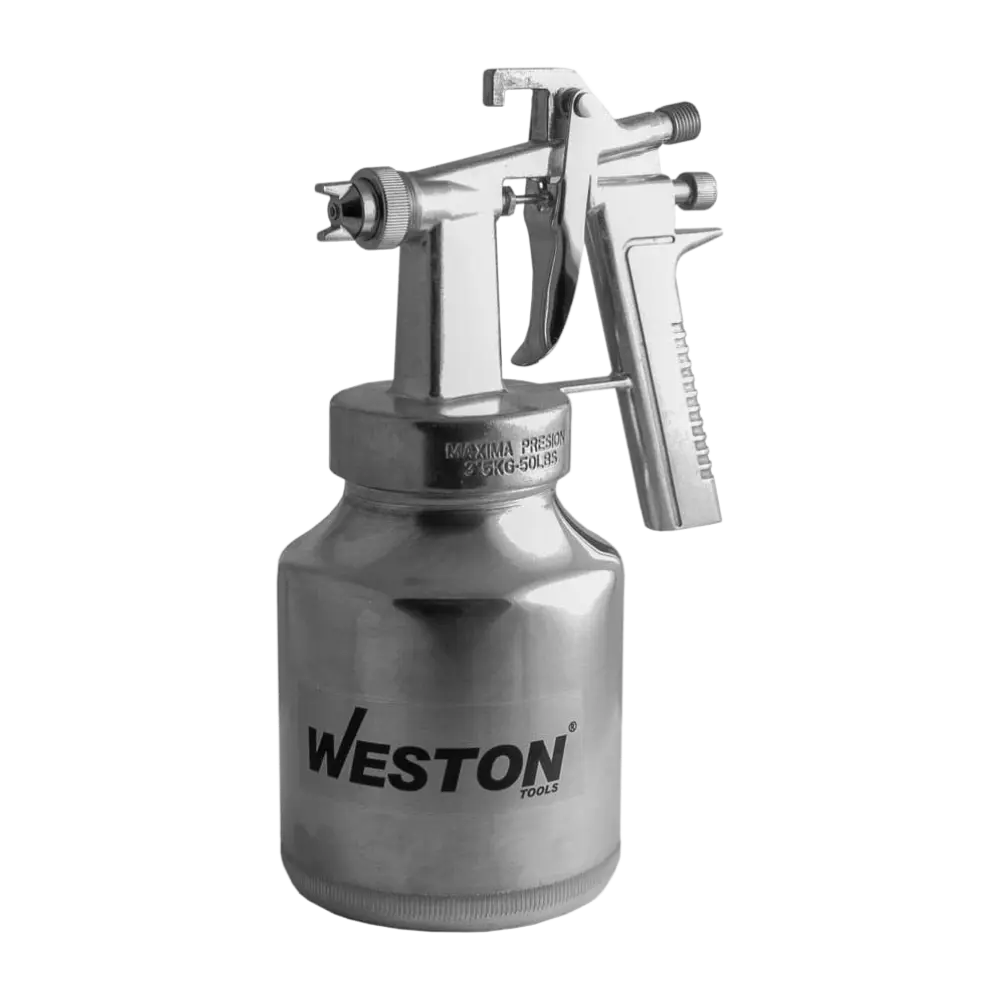 [W70200] PISTOLA P/PINTAR BAJA PRESION D/SUCCION VASO ALUMINIO 1LT PSI MAX 50 ENTRADA D/AIRE SUPERIOR