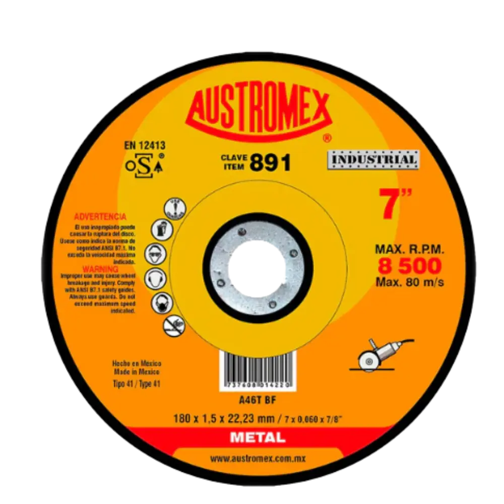 [737608014220] DISC CORTE DE 7 X 0.060 X 7/8 CVE 891
