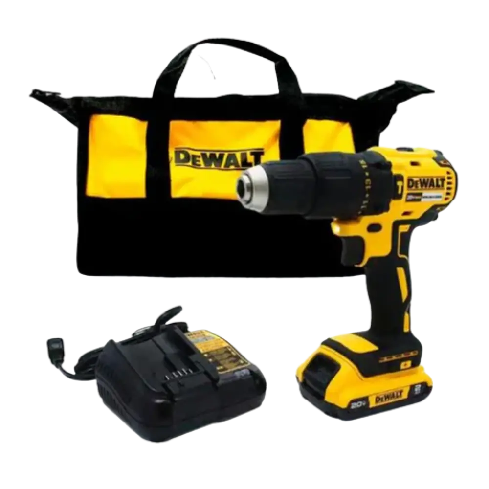 [HDW7781D1] Rotomartillo Atornillador Dewalt 20V Sin Carbones | Batería 2.0 Ah + Cargador + Bolsa (taladro)