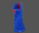 GUANTE SOLDADOR USO RUDO 14" AZUL (reforzado)