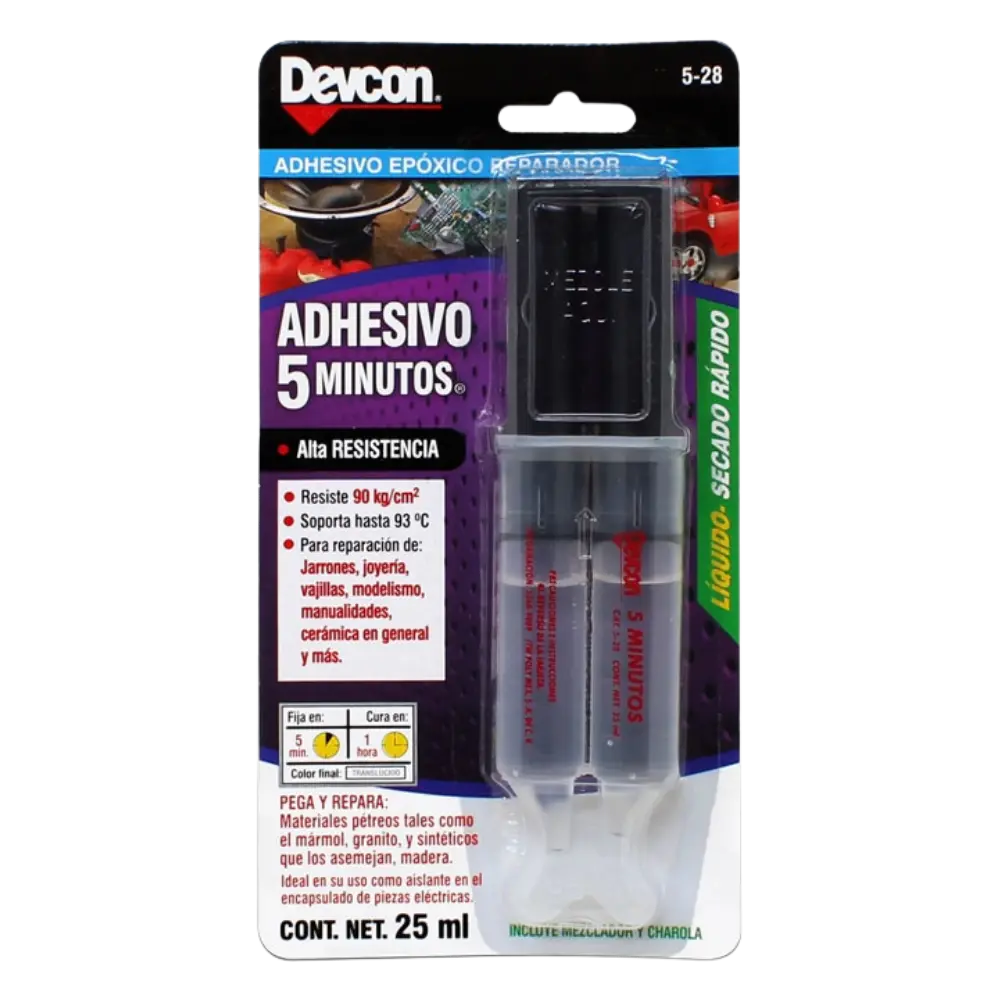 PEGAMENTO 5 MINUTOS ADHESIVO 5-28 DEVCON