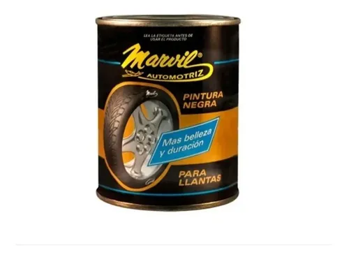 [110233] PINTURA PARA LLANTAS NEGRA 110233 MARVIL