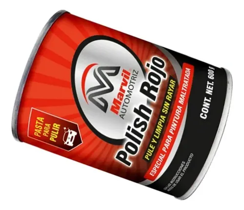 [110219] CERA PASTA PARA PULIR ROJA 600 G 110219 MARVIL