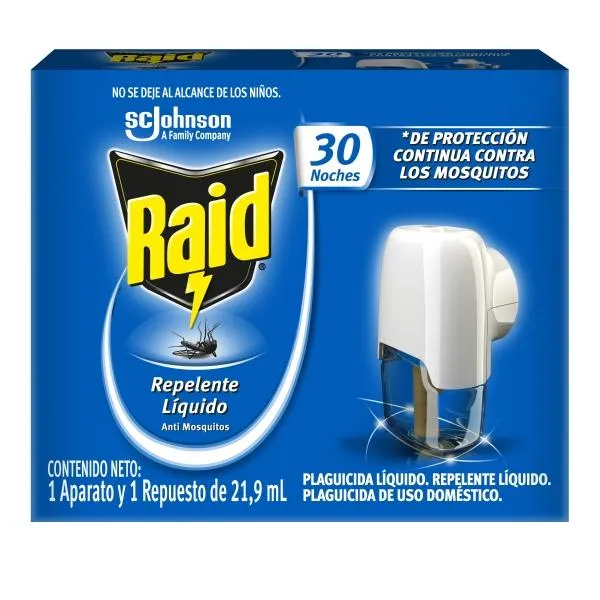 [398] INSECTICIDA RAID REPELENTE LIQUIDO BAYER-JOHNSON V