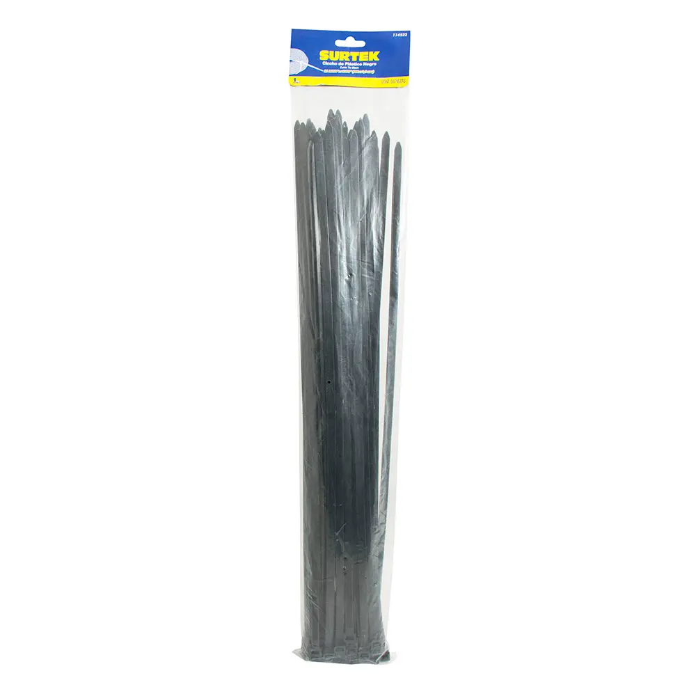 [114211] CINCHOS 203X 4.6 MM 50 PZAS NEGRO