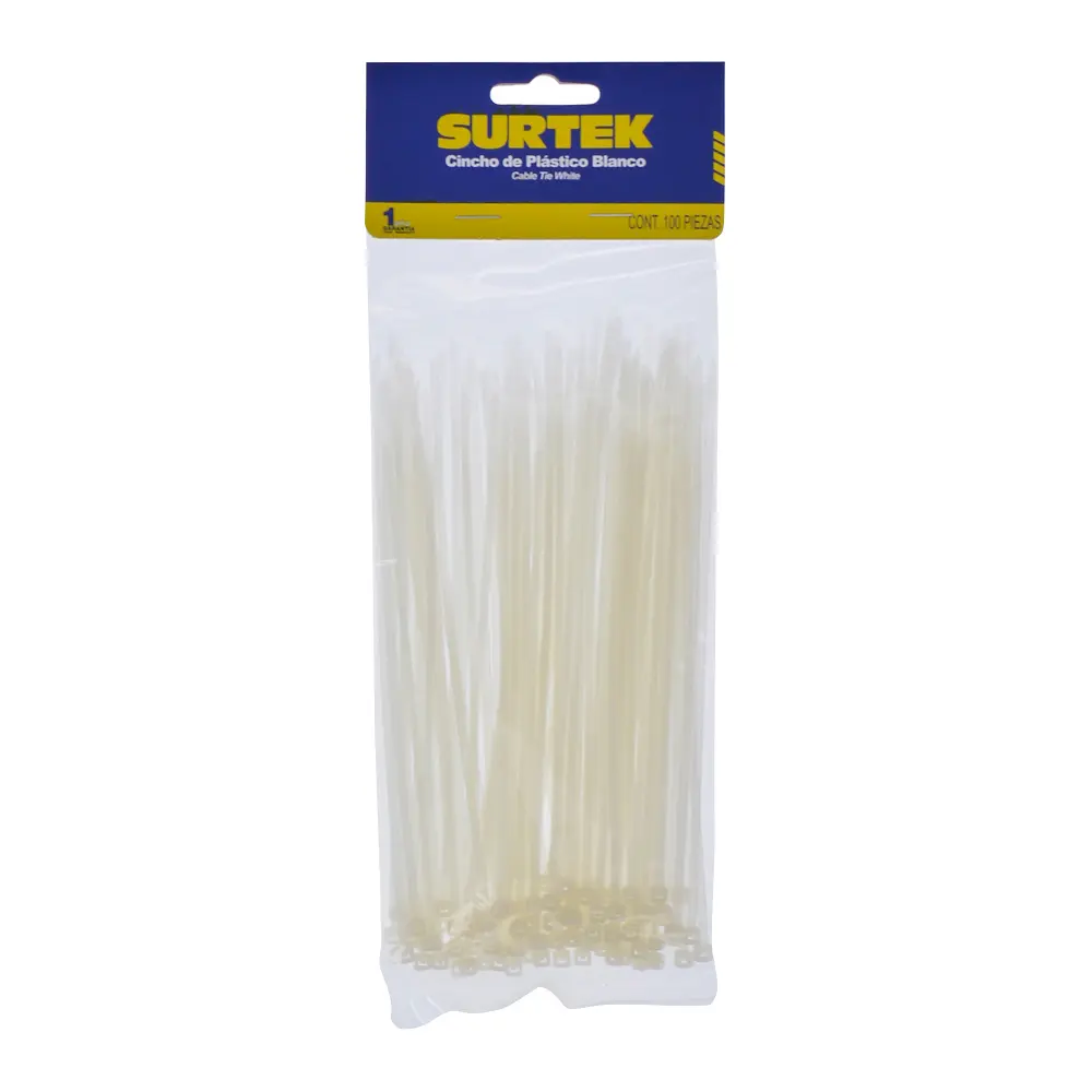 [114200] CINCHOS 100X2.5MM 100 PZAS NAT