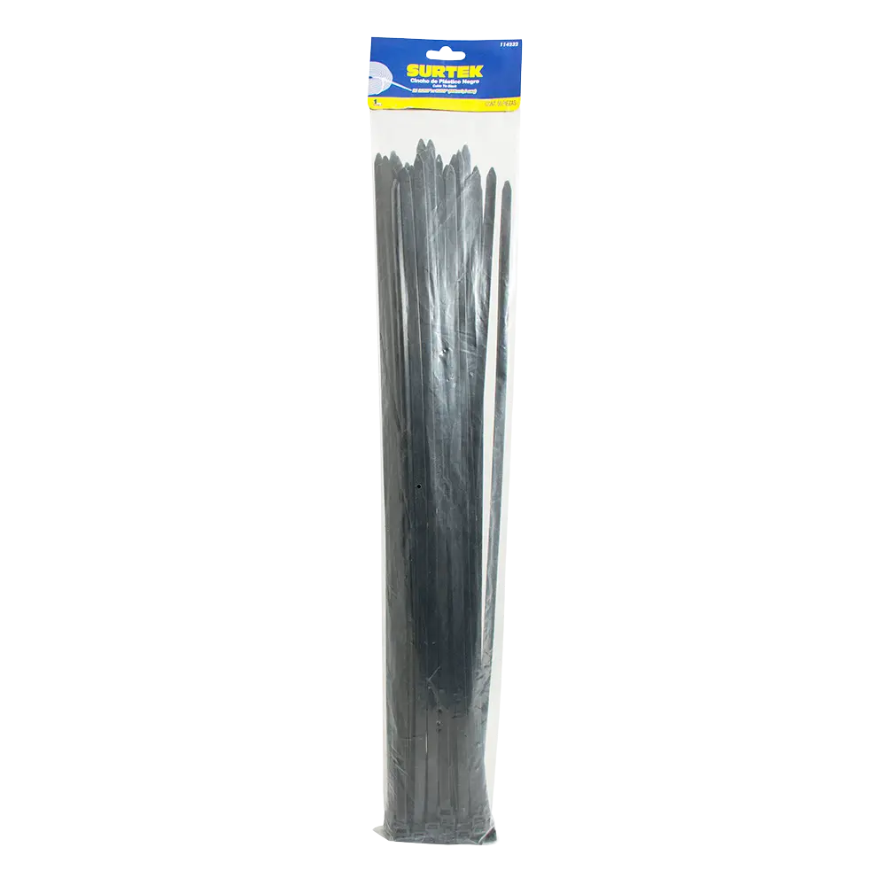 CINCHOS NEGRO 300X4.6 MM 50PZAS